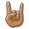 Sign of the Horns - Medium emoji on Samsung